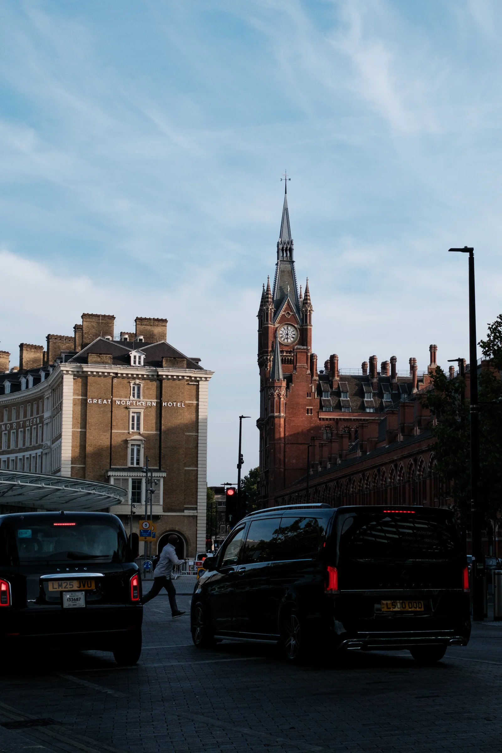 London Street with Historic Architecture