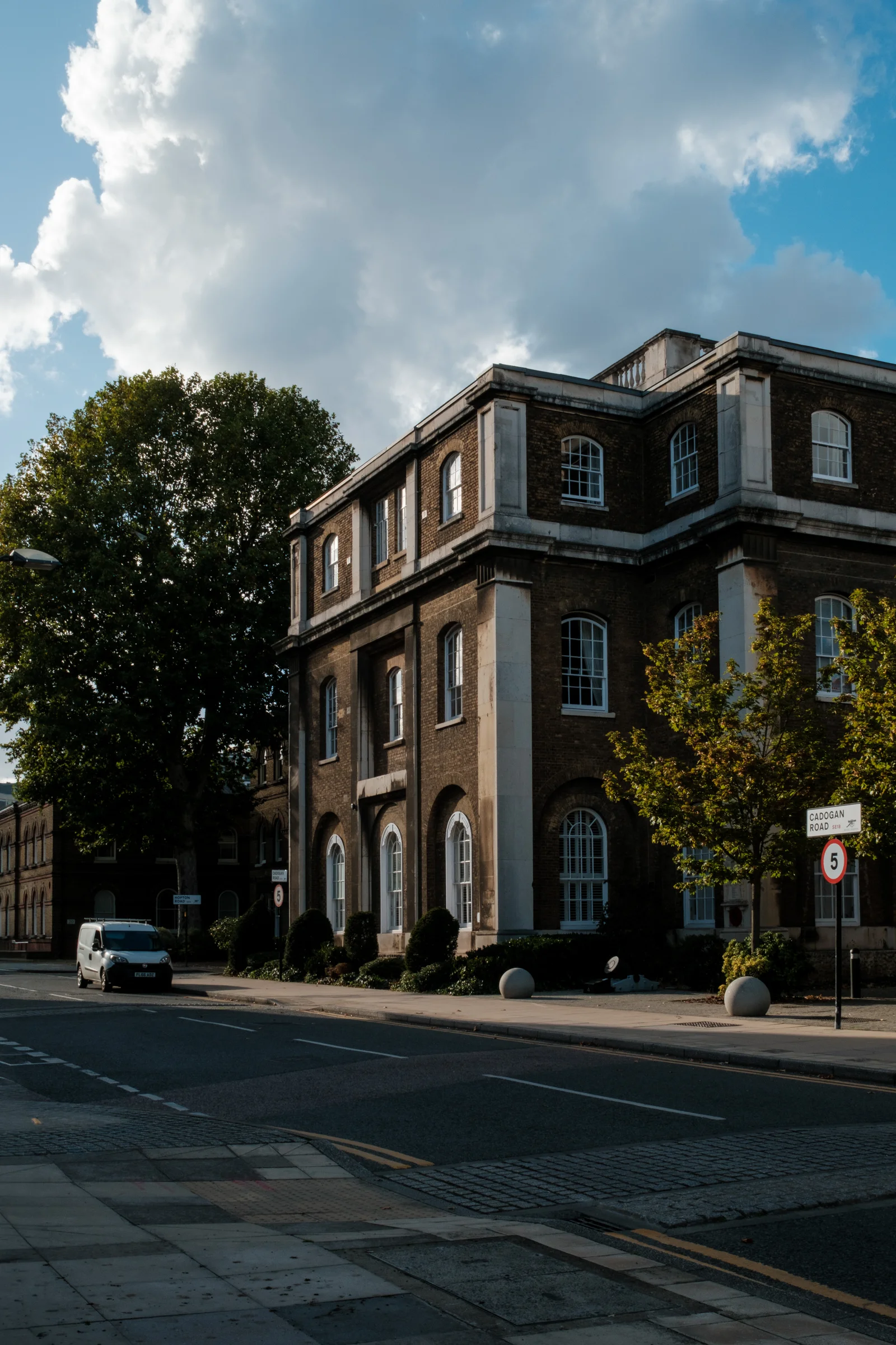Grand building on Cadogan Road