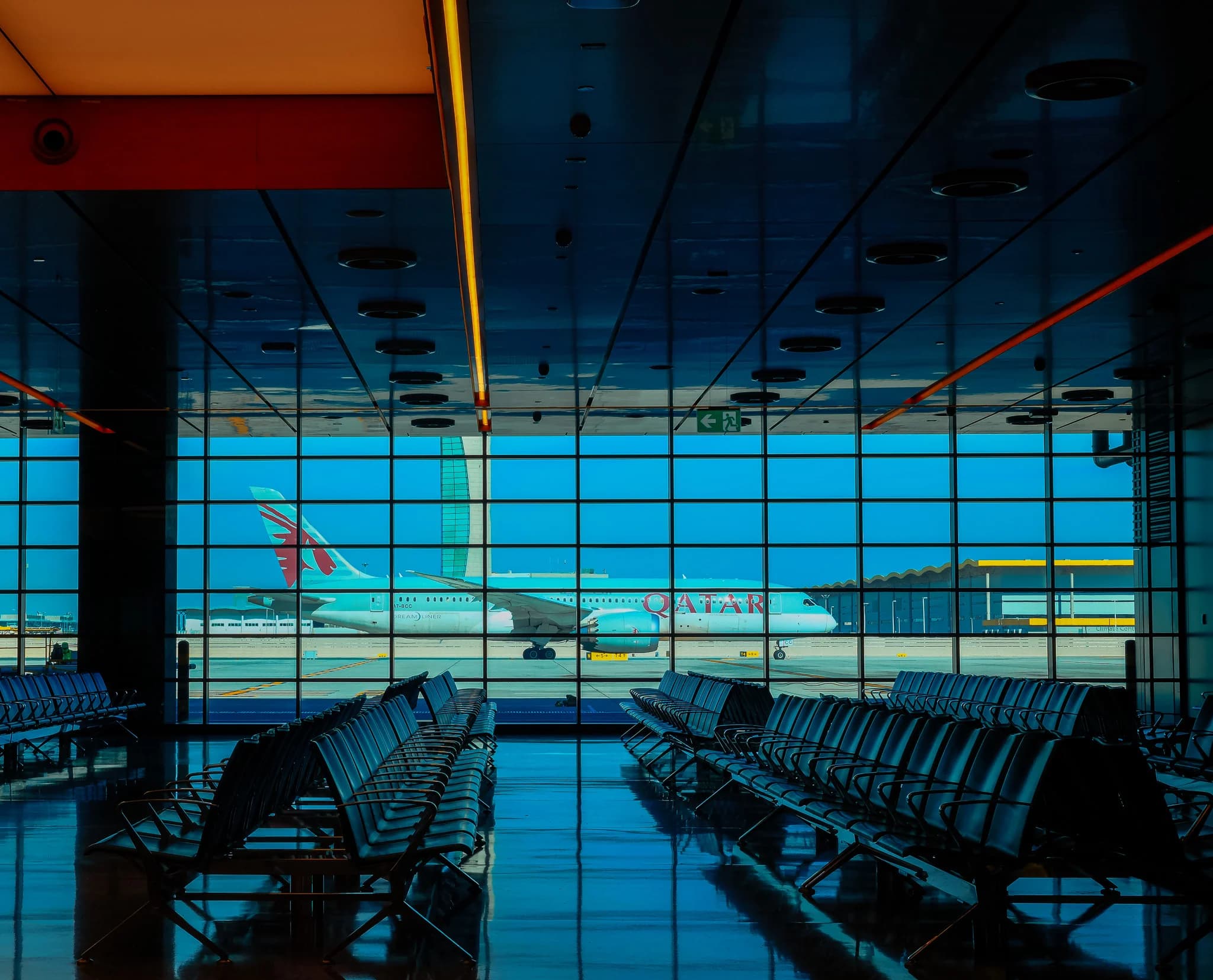 Airport Terminal View