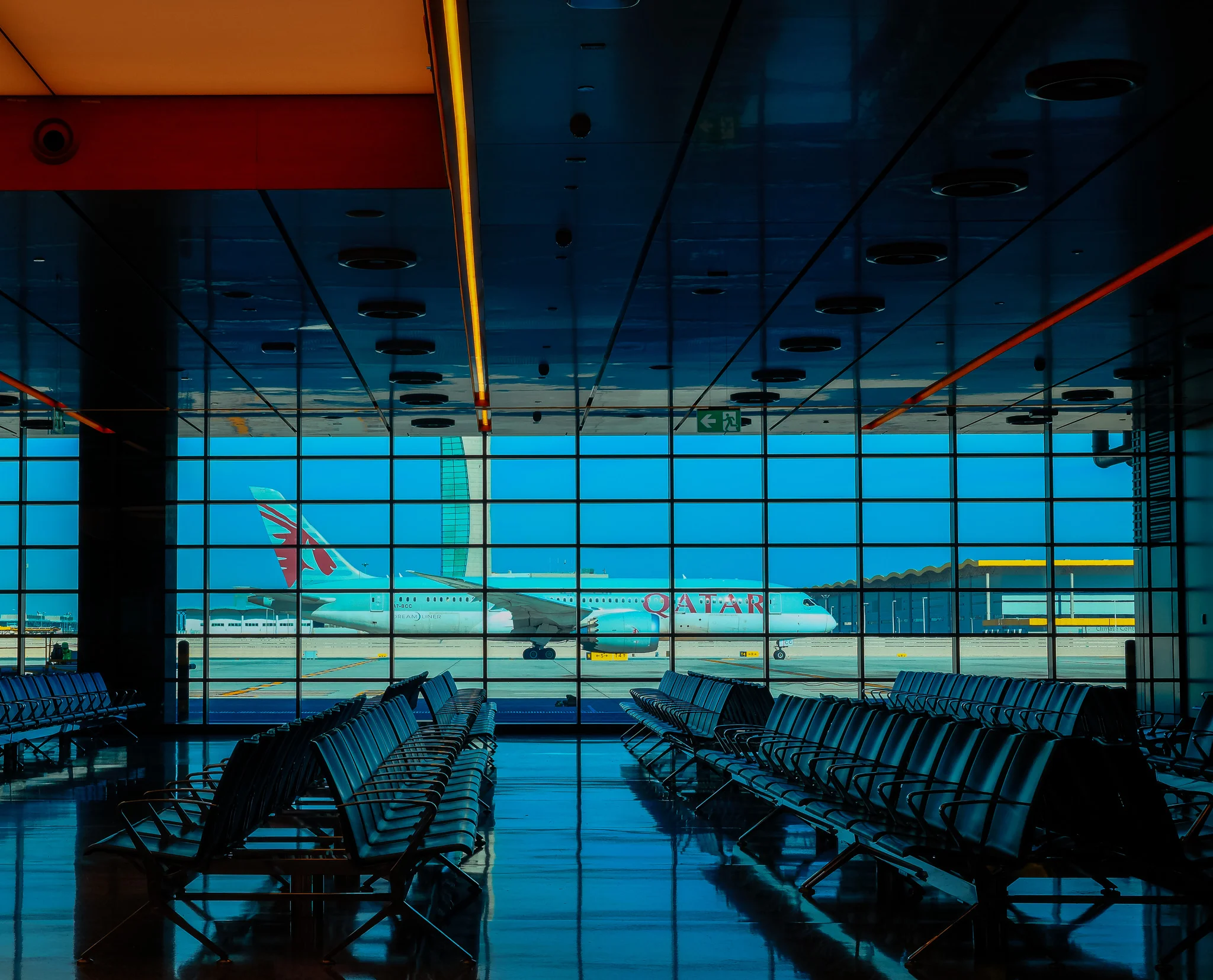 Airport Terminal View