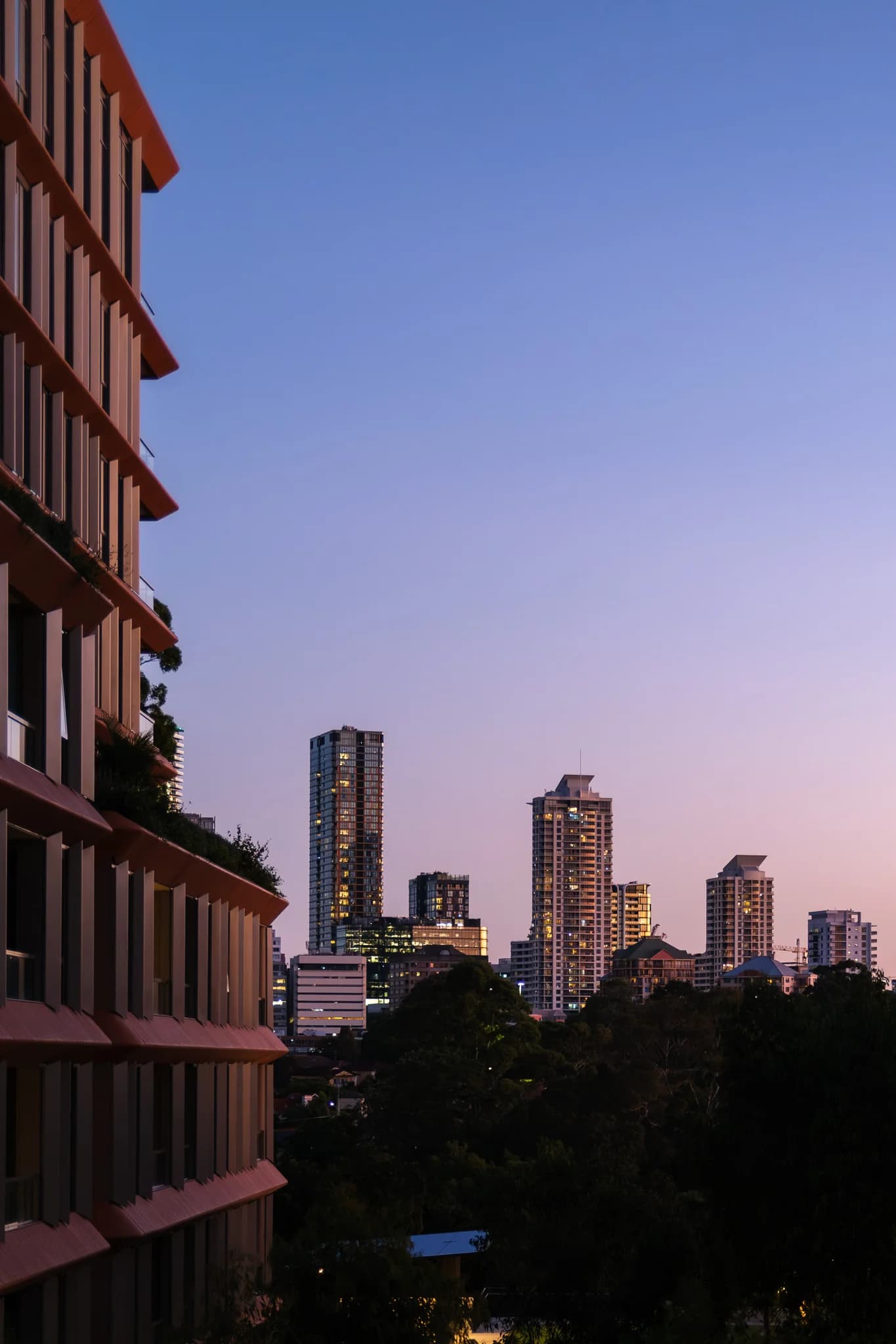 City Skyline at Dusk