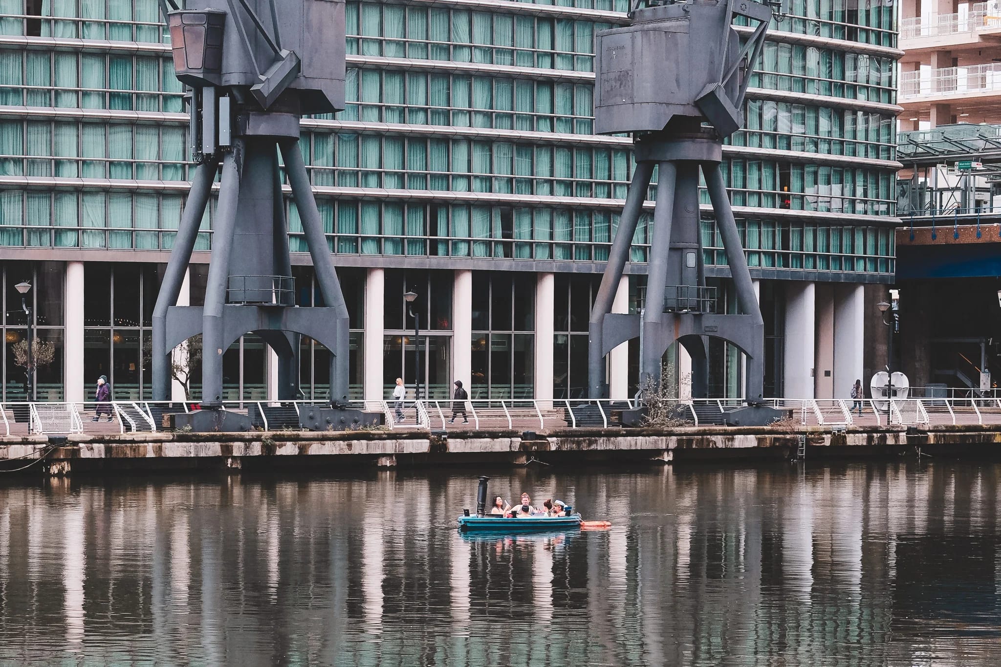Cranes at West India Quay