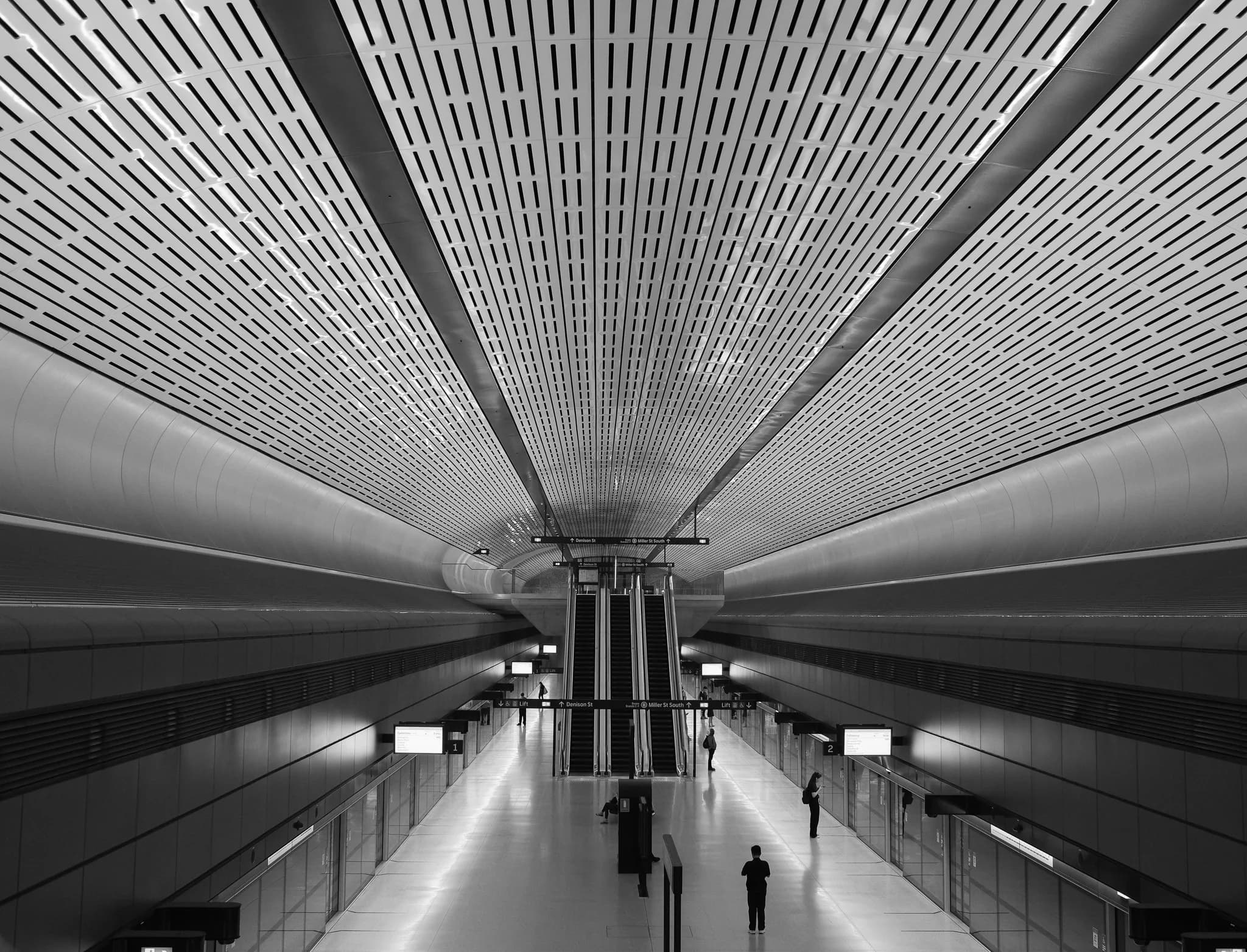 Modern Underground Subway Station