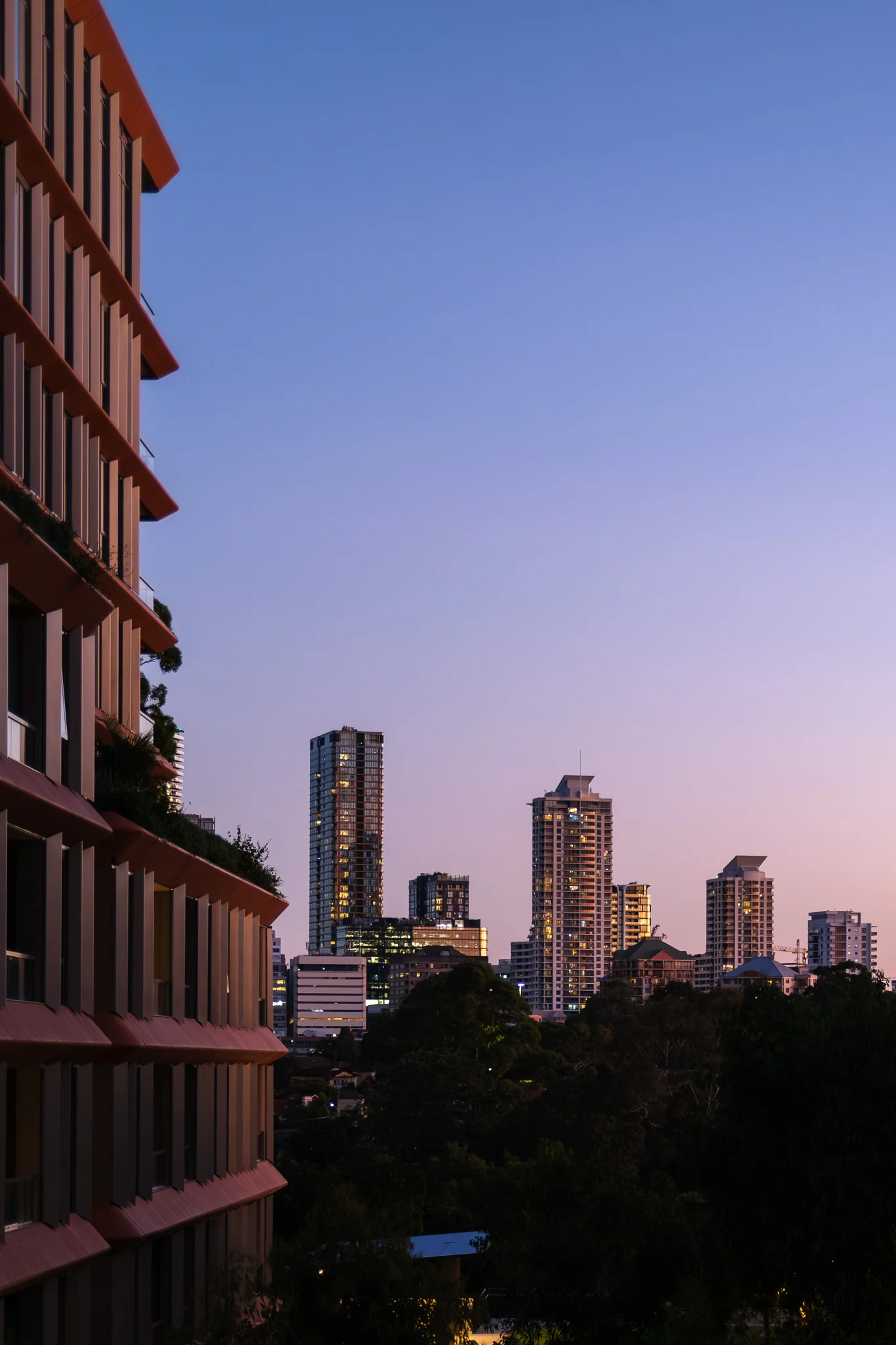 City Skyline at Twilight