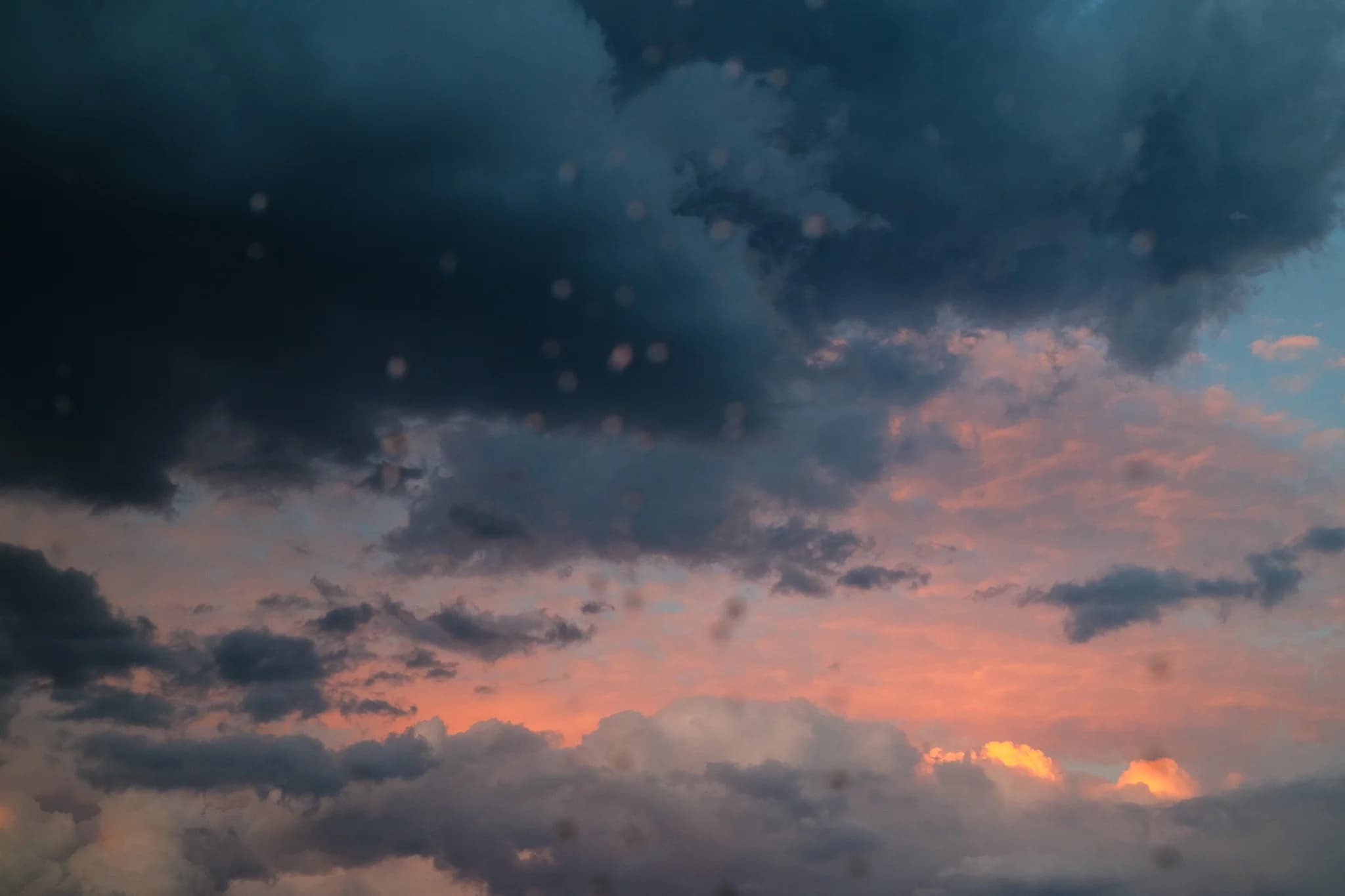 Dramatic Clouds at Sunset