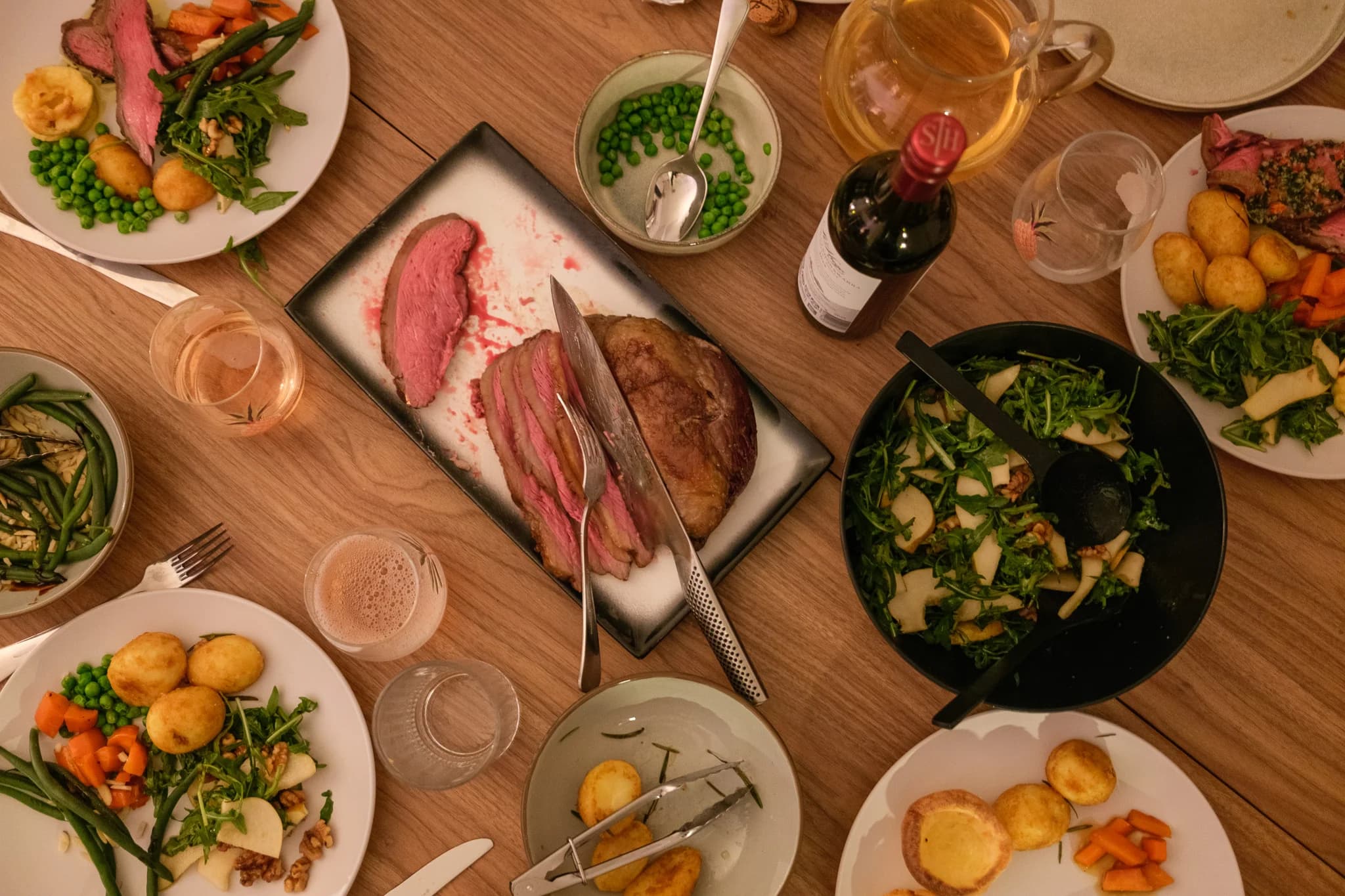 A Delicious Home-Cooked Dinner Spread