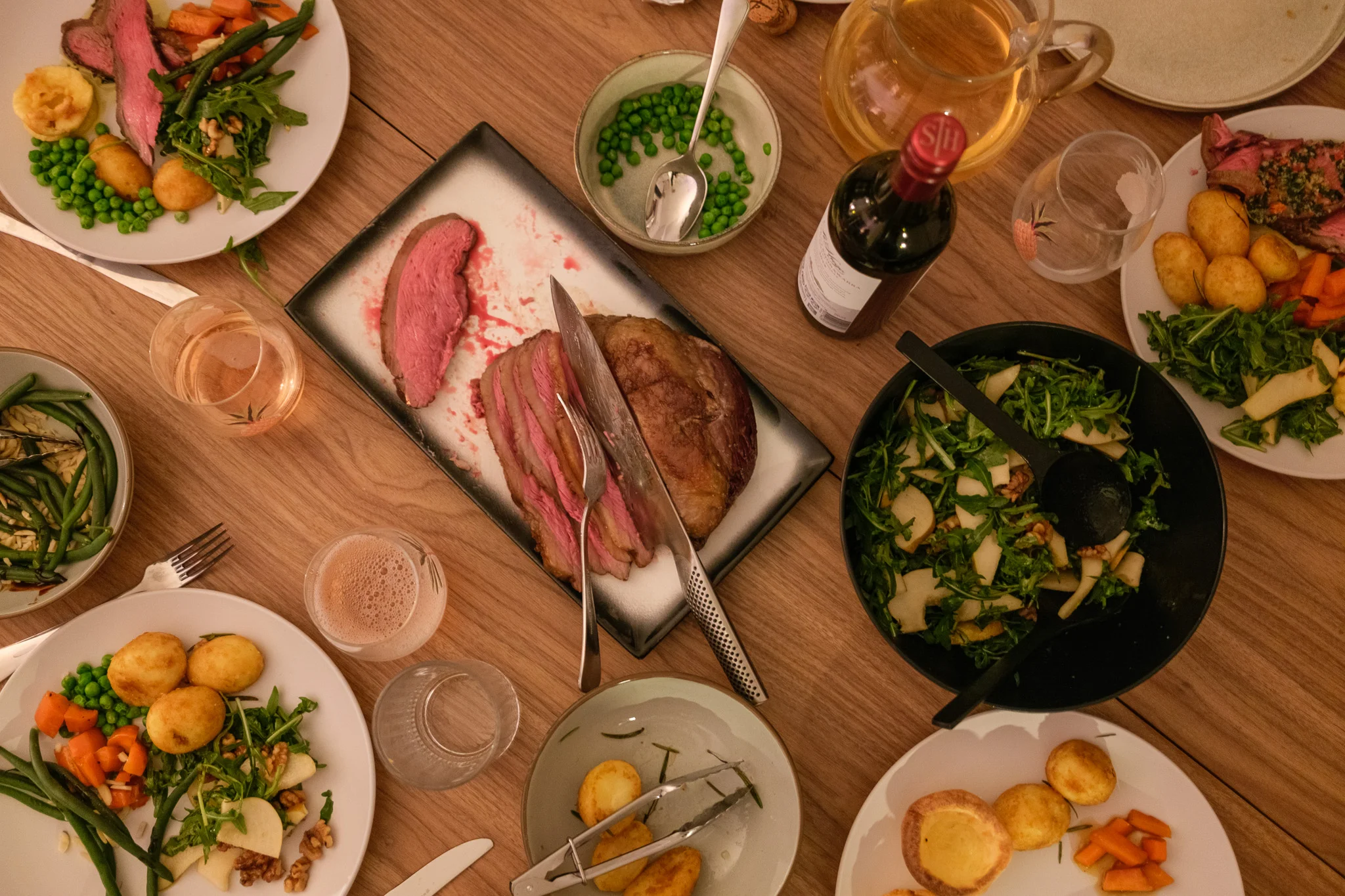 A Delicious Home-Cooked Dinner Spread
