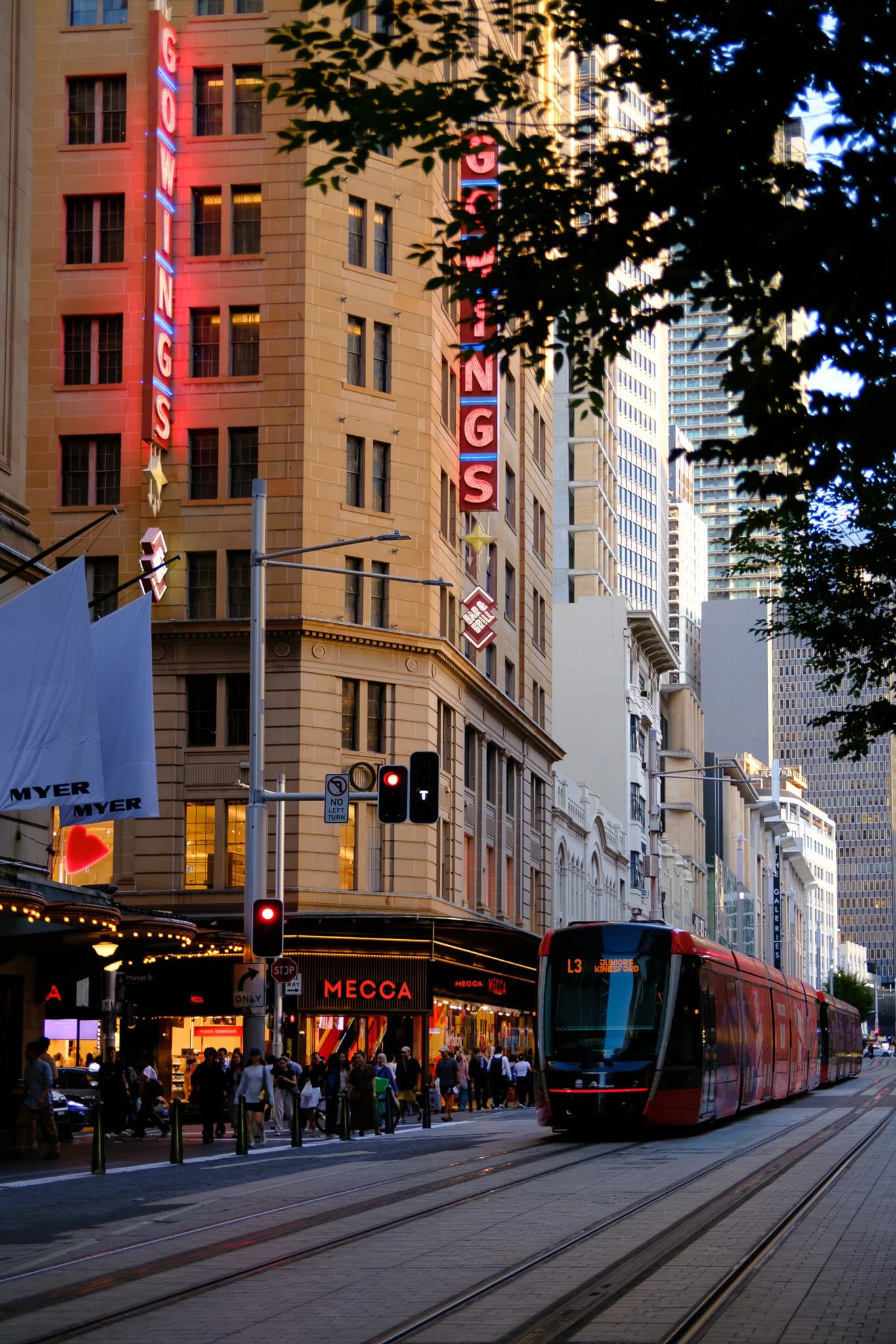 George Street Tram Scene