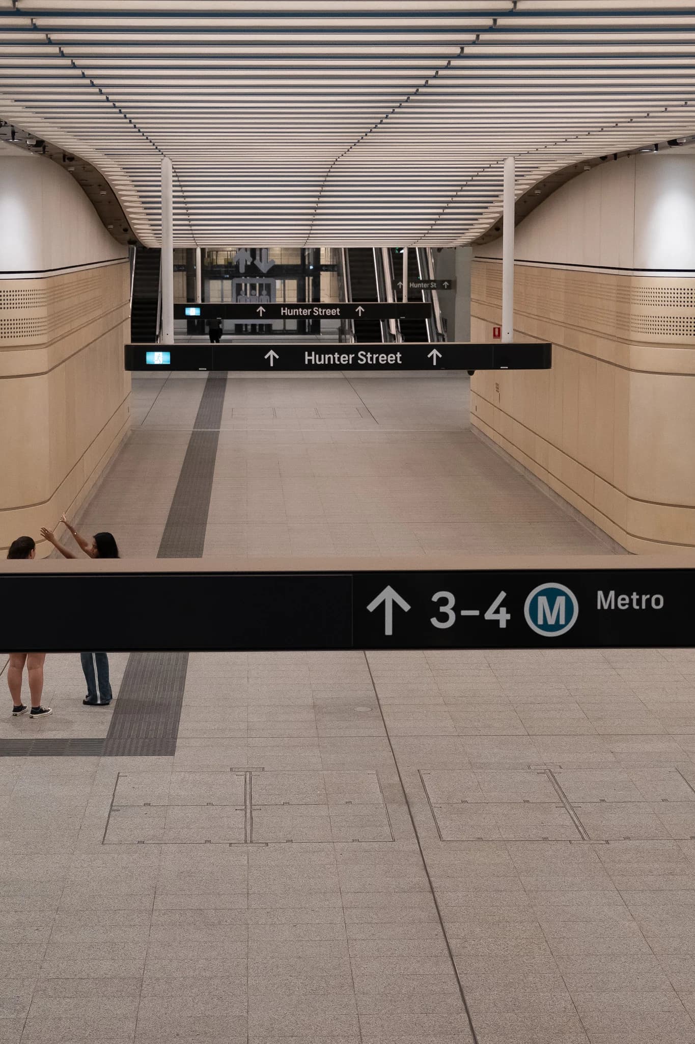 Modern Metro Station