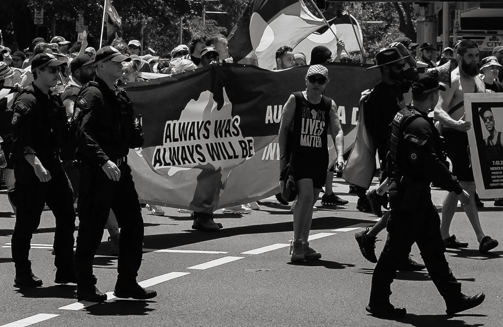 Protest March in Australia