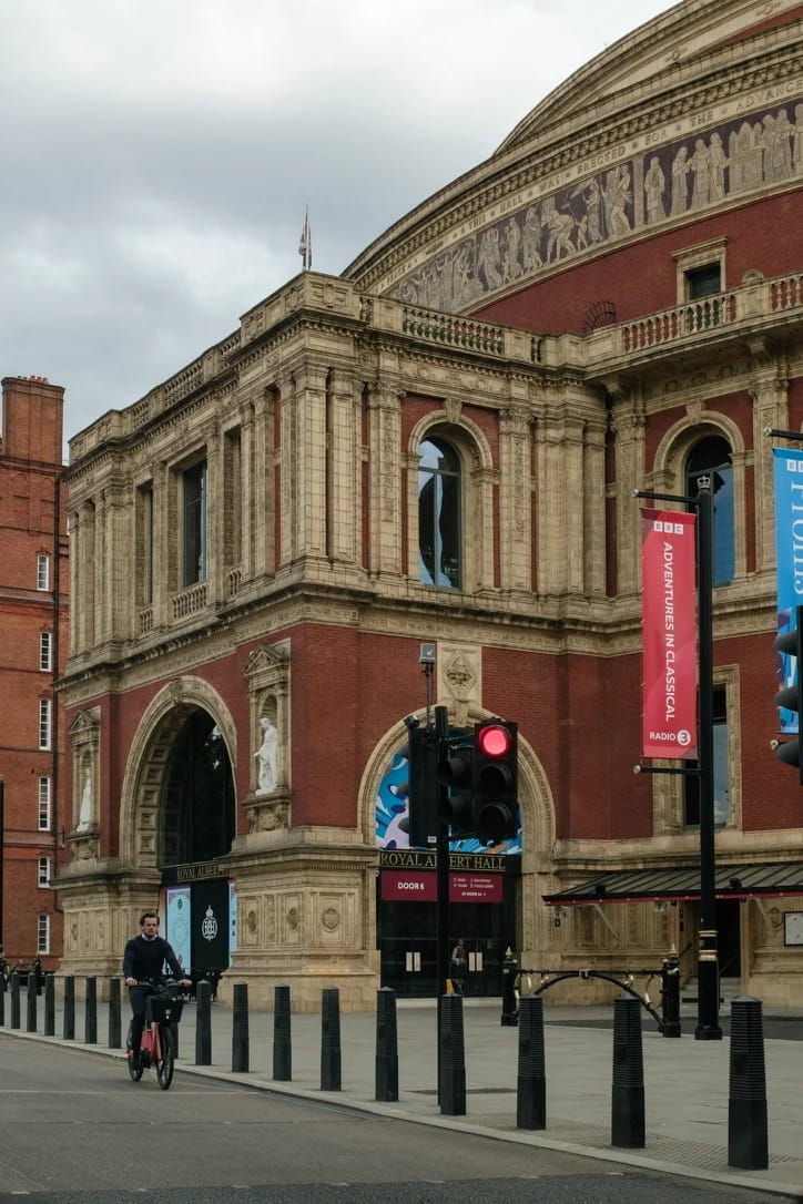 Royal Albert Hall on a grey day