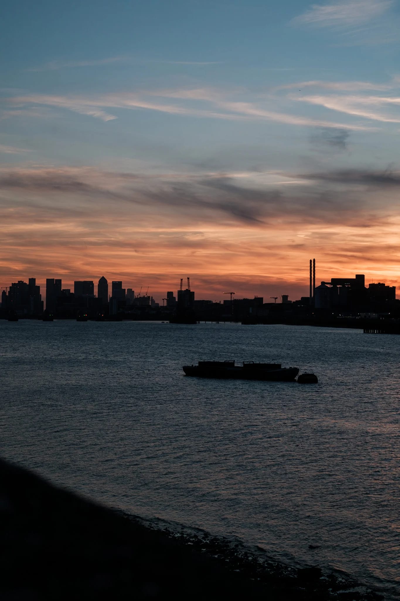 Urban Horizon at Twilight