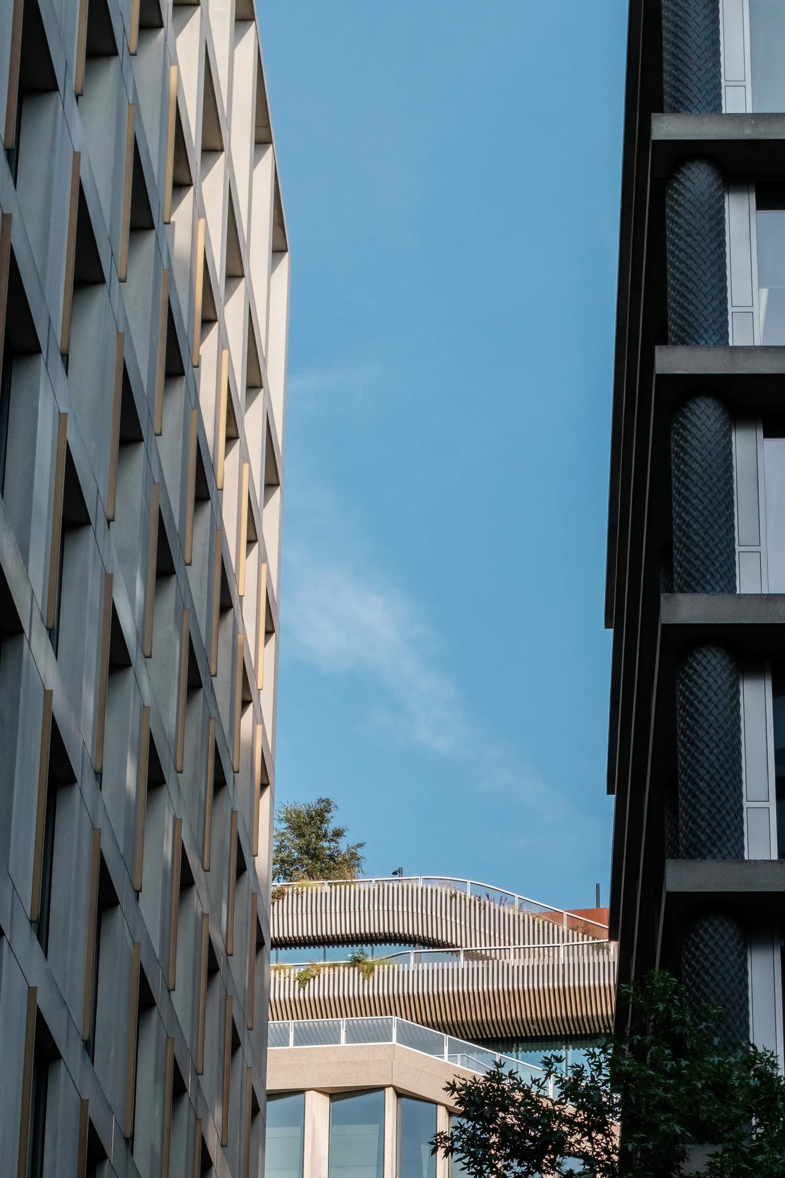Contemporary Architecture Against Blue Sky