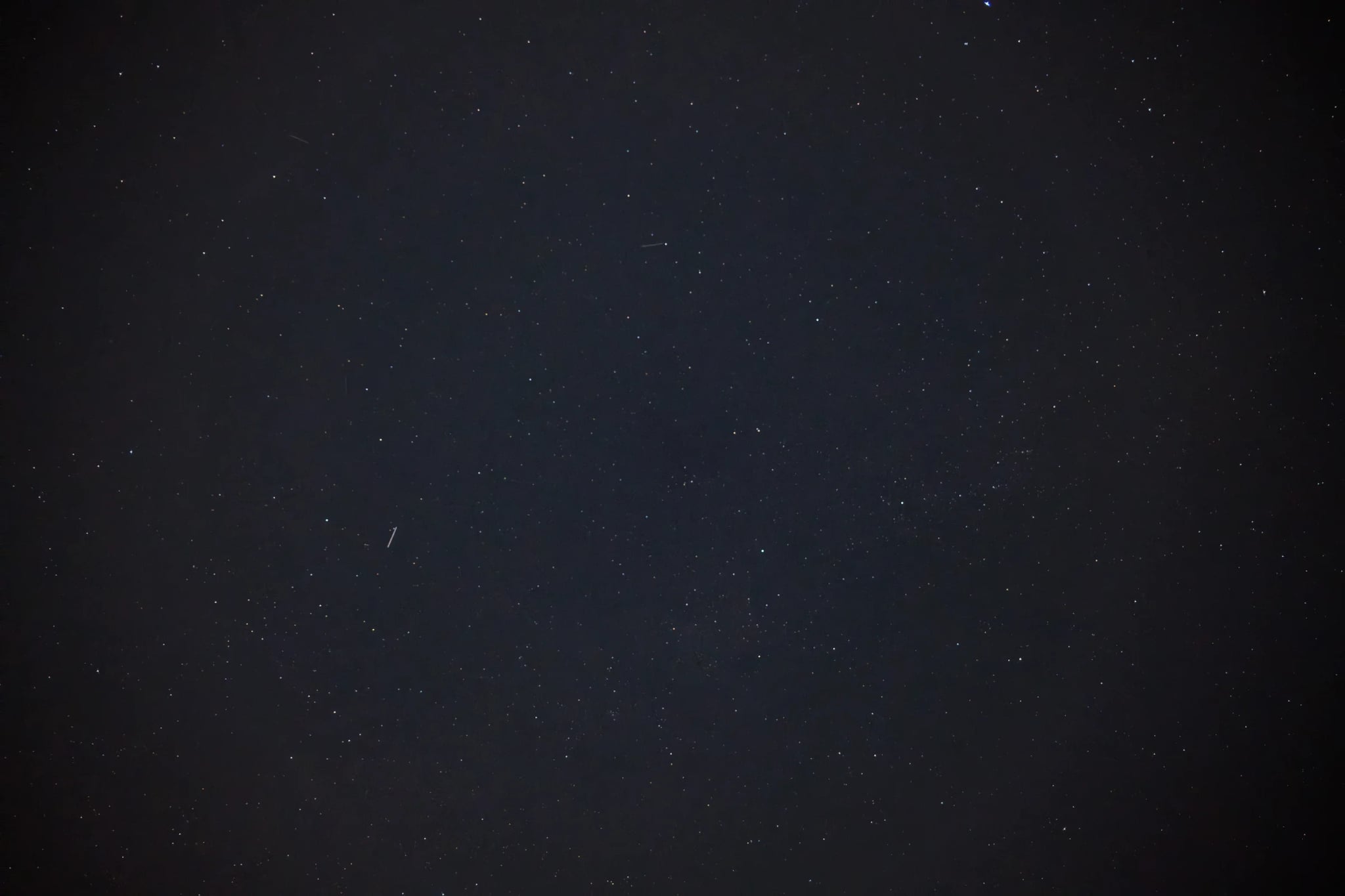 Stars in the dark night sky
