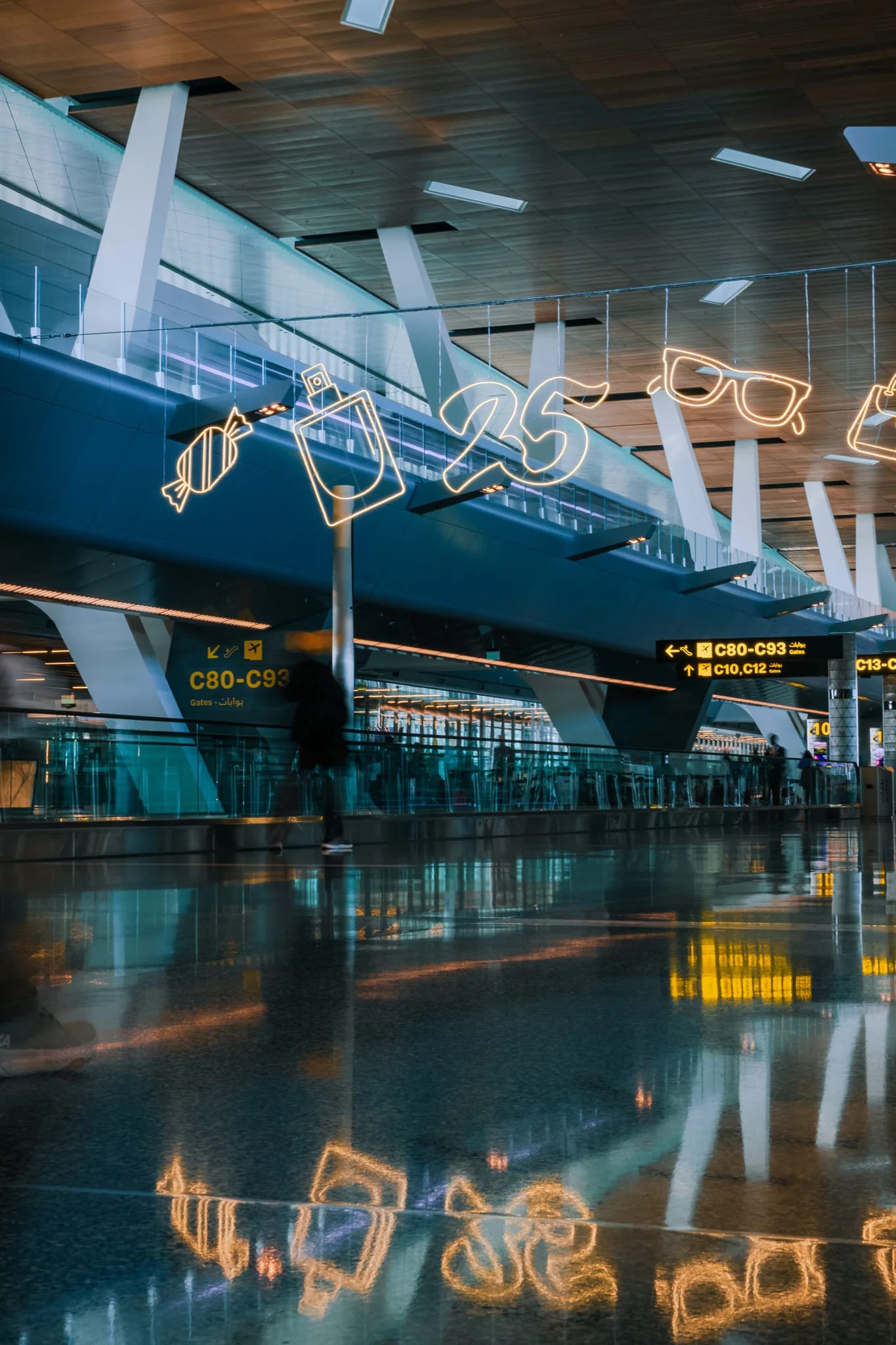 Modern Airport Terminal Interior