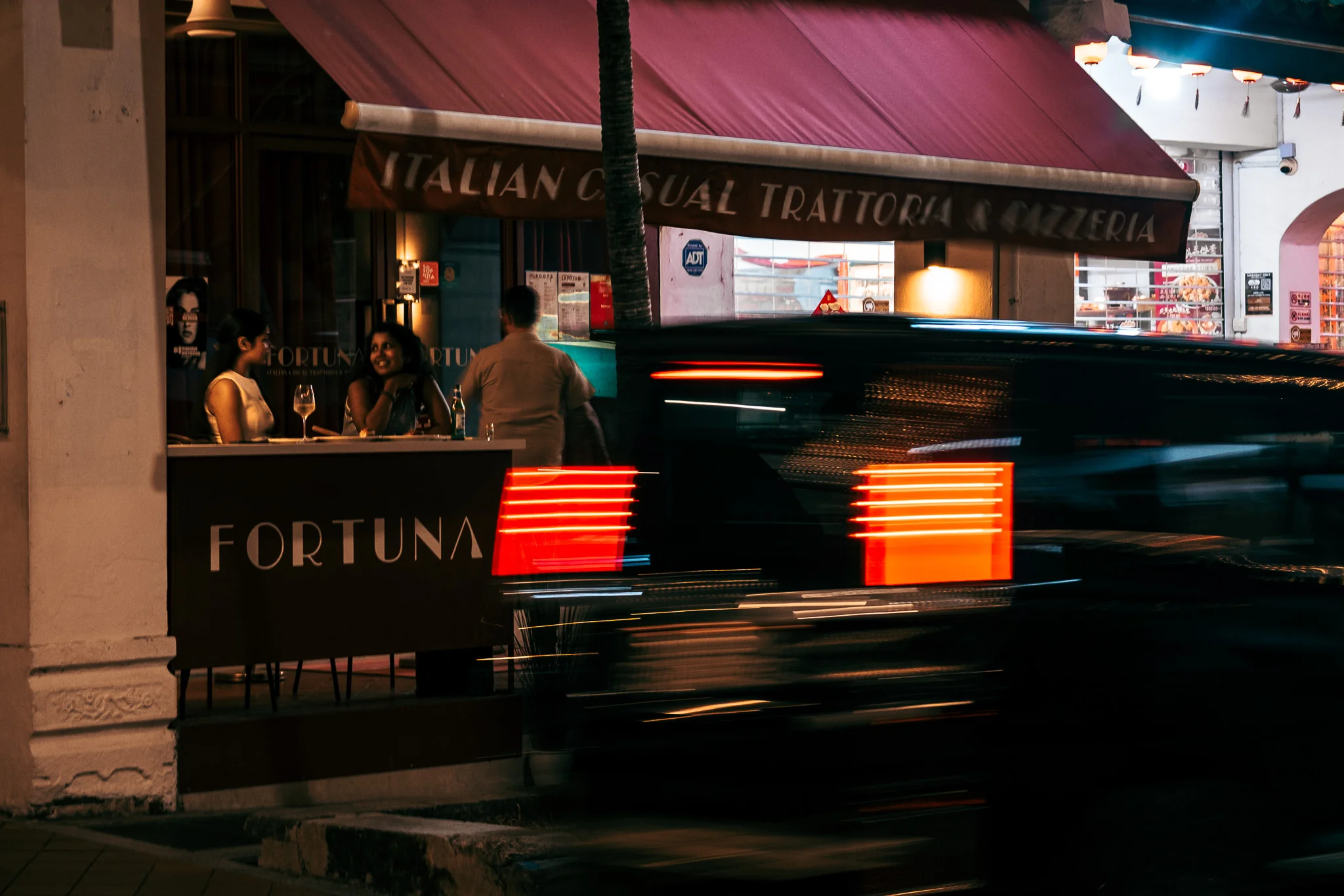 Night Traffic at Fortuna